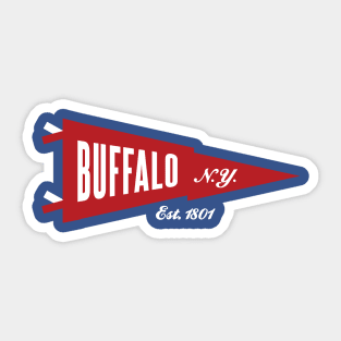 Buffalo NY - Pennant Sticker